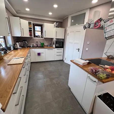 בית אירוח Gaestehaus Amann, Naehe Porsche, Flughafen, Messe , Haus Auensee & Bmw לייפציג